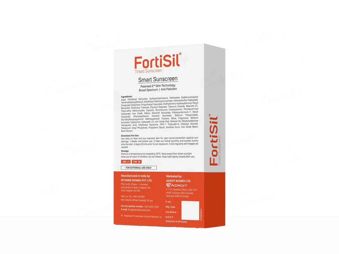 Fortisil Smart SPF 50+ PA+++ Tinted Sunscreen 50g