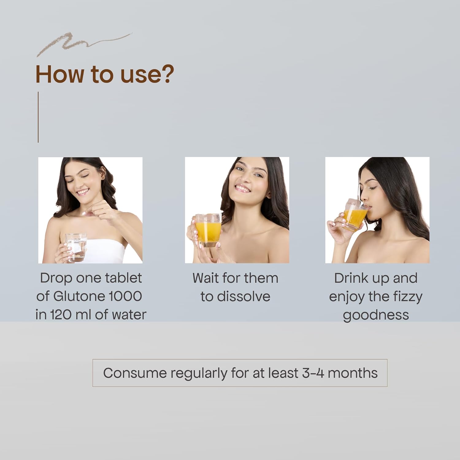 GLUTONE 1000 Setria L-Glutathione Effervescent Tablets | Vitamin C 40Mg | For Radiant Glow | Evens Skin Tone | 15 Tablets