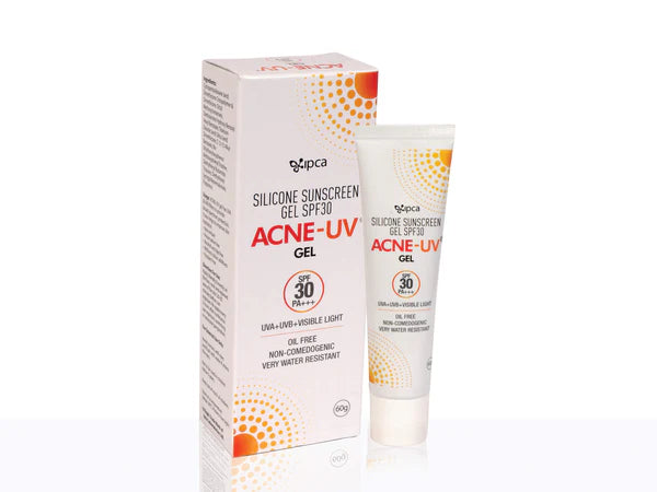 Ipca Acne-UV Gel Sunscreen SPF 30 PA+++ 60G