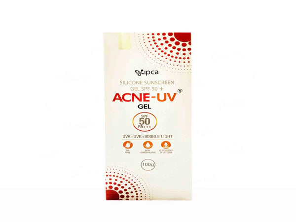 Ipca Acne-UV Gel Sunscreen SPF 50 PA+++ 100G