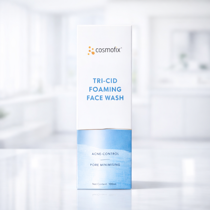 Cosmofix Tri-Cid Foaming Face Wash, 100ml