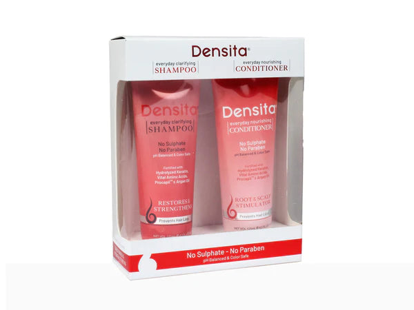 Densita Everyday Clarifying Shampoo & Everyday Nourishing Conditioner (Combo Pack) 125ml+125ml