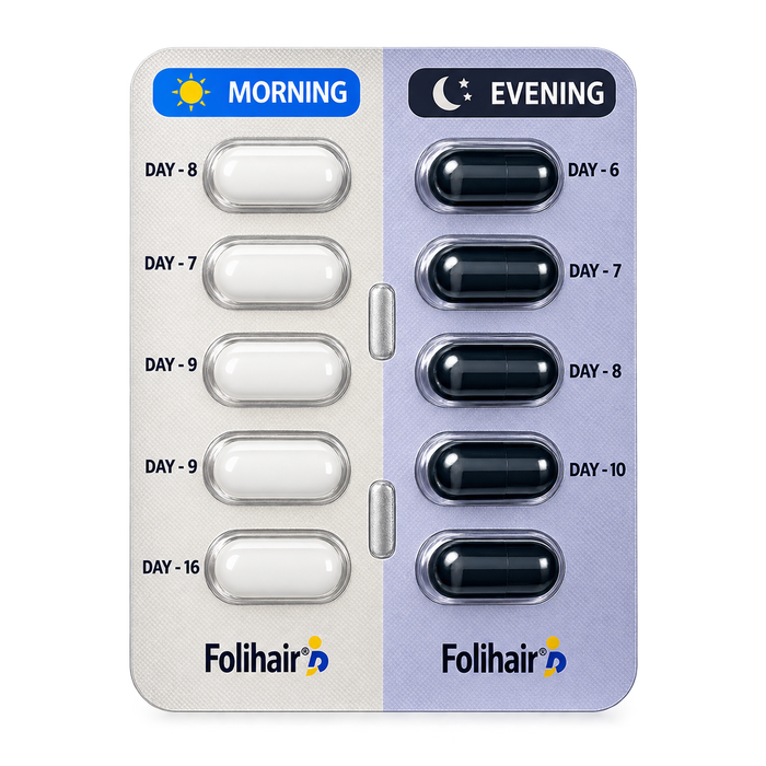 Follihair am morning pm evening