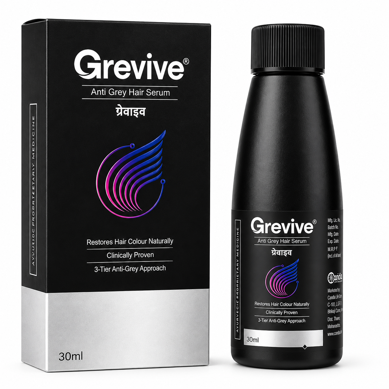 Grevive Anti Grey Hair Serum 30ml