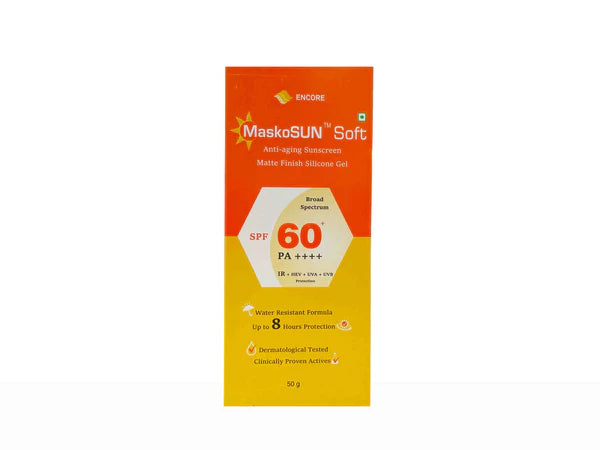 Encore Maskosun Soft Anti-aging Sunscreen Gel SPF 60+ PA++++ 50g