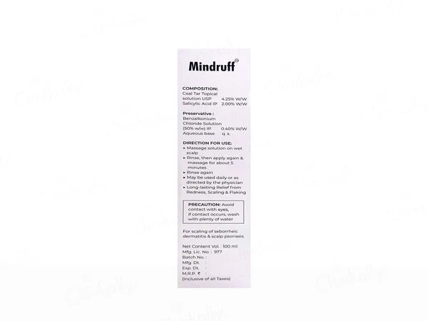 Mindruff Scalp Solution 100ML