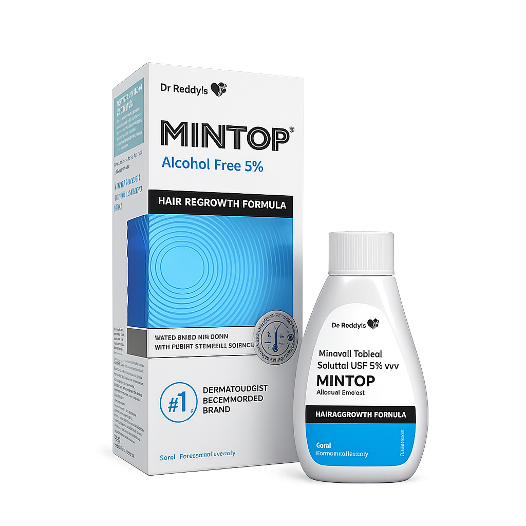Mintop  5% Alcohol free Hair Regrowth Solution 60ML