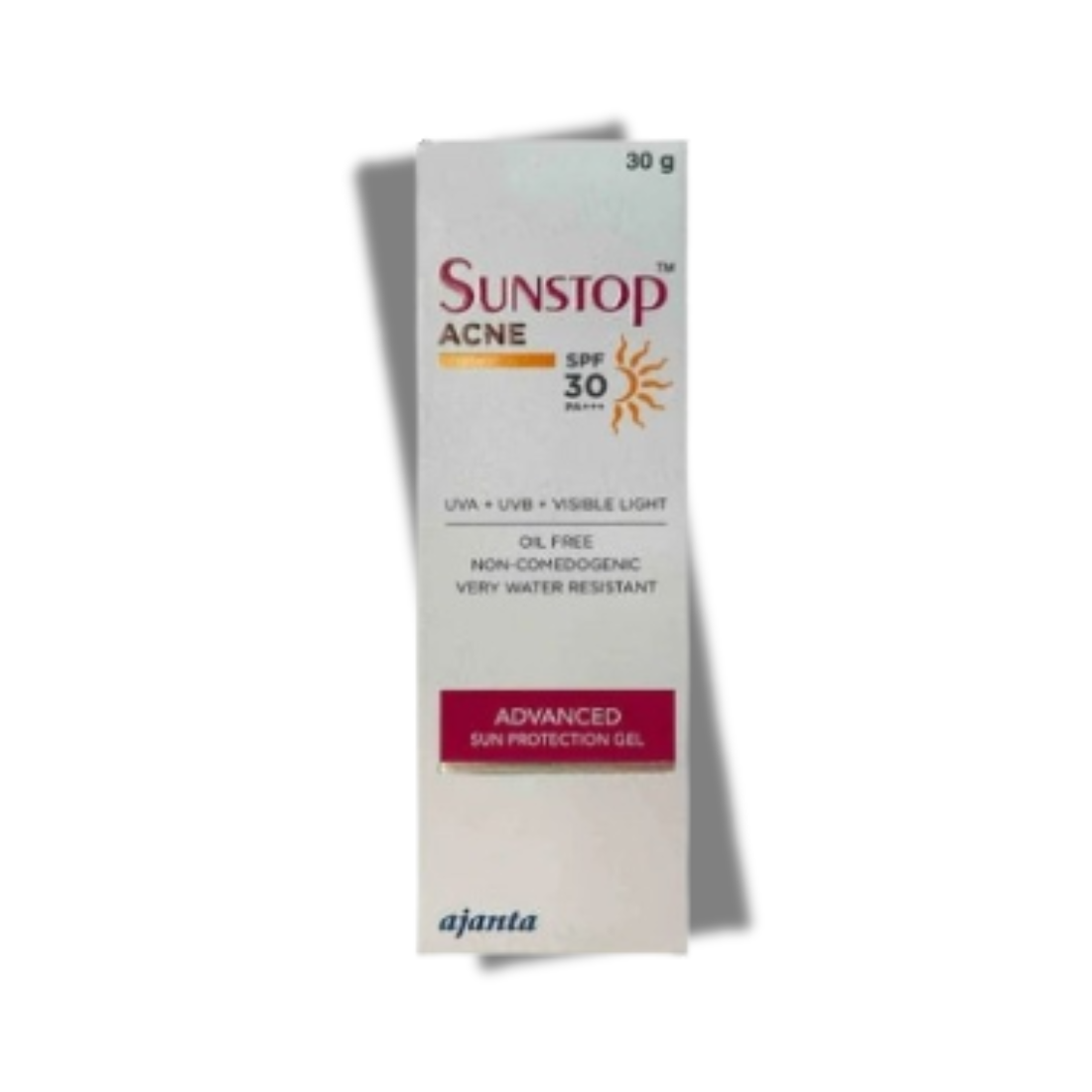 Ajanta Sunstop Acne Advanced Sun Protection Gel SPF 30 PA+++ 30g