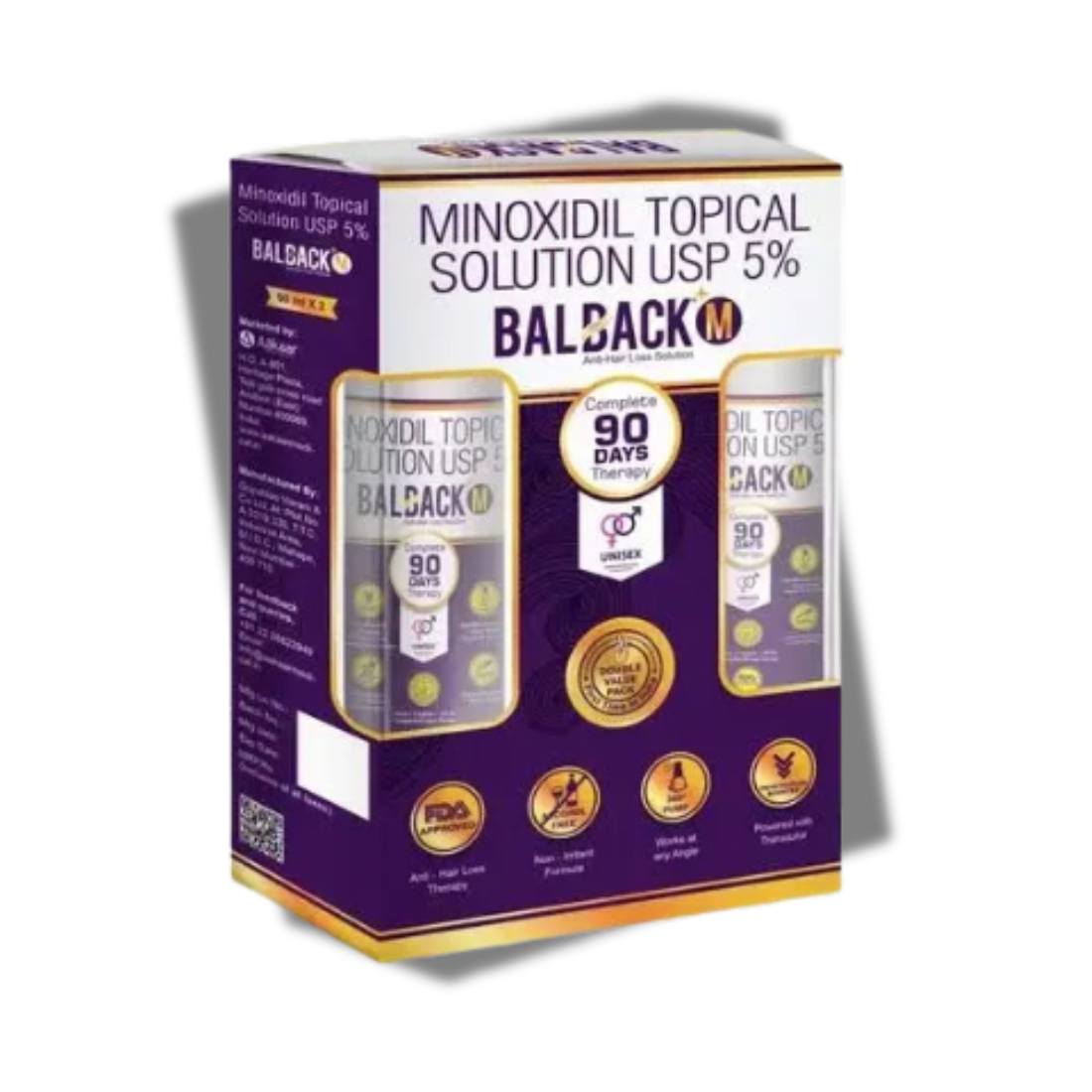 Balback M 5% Solution 2*90ml