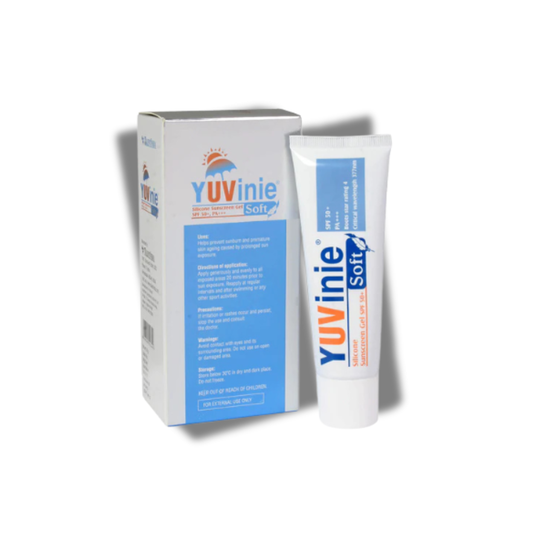 Yuvinie Soft Silicone Sunscreen Gel SPF 50+ 50g