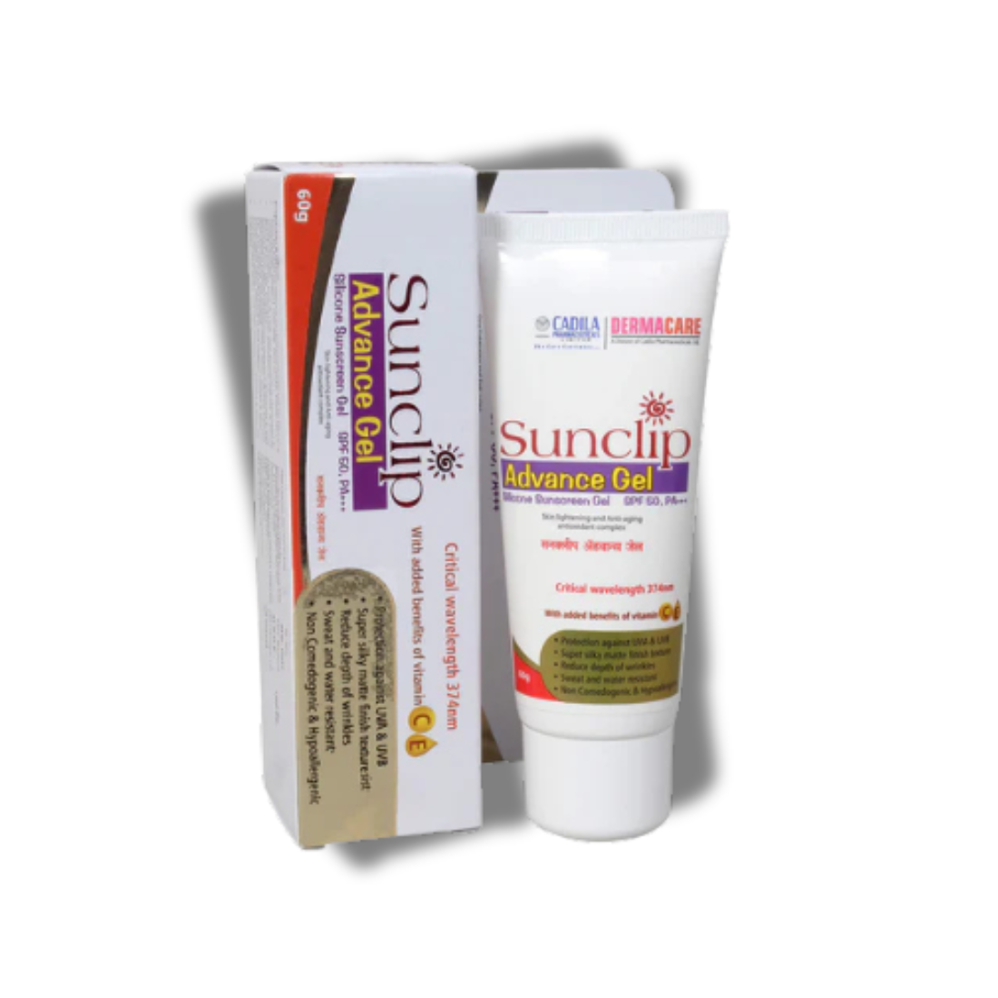 Sunclip Advance Silicone Sunscreen Gel SPF50 60g