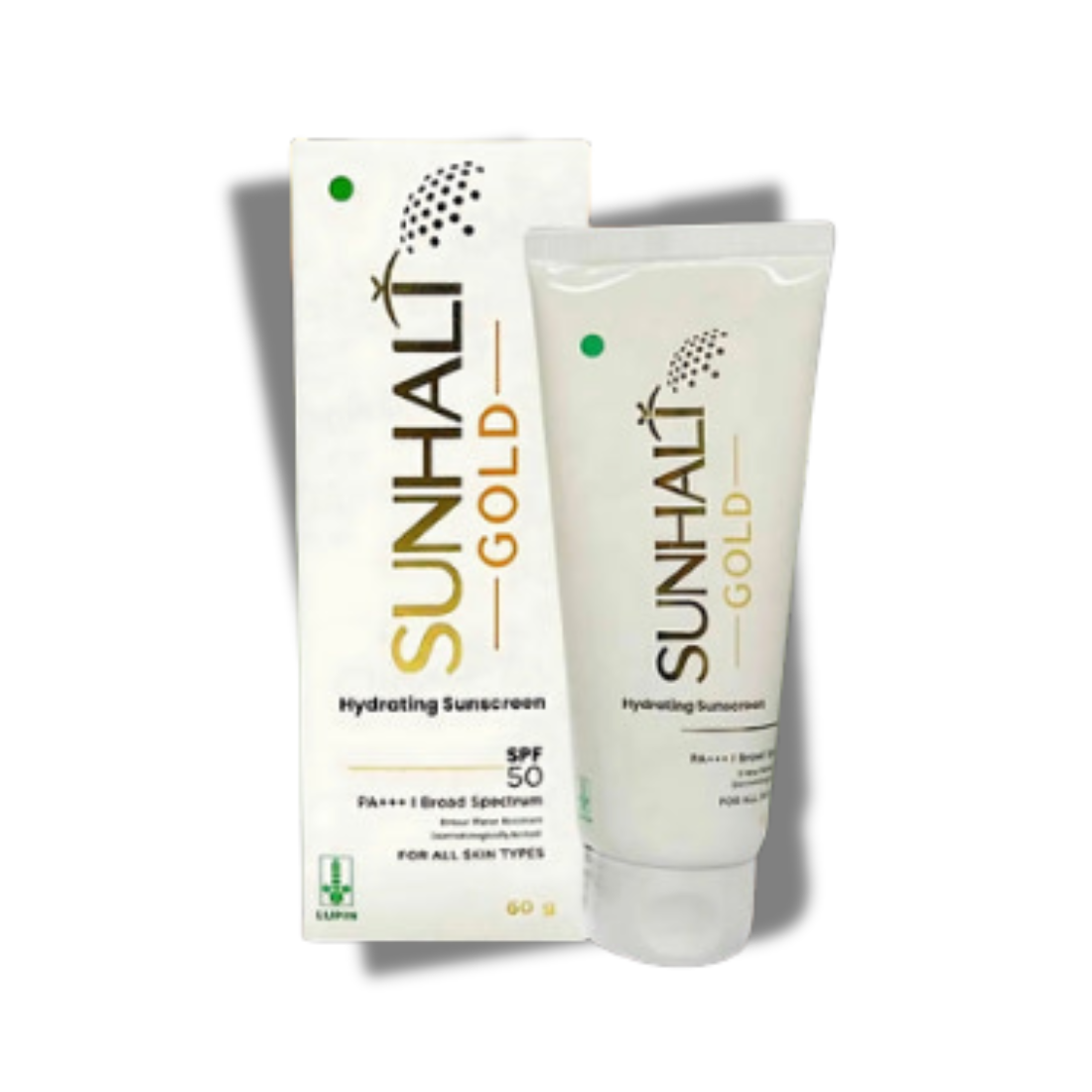 Sunhalt Gold Hydrating Sunscreen SPF 50 PA+++ 60g