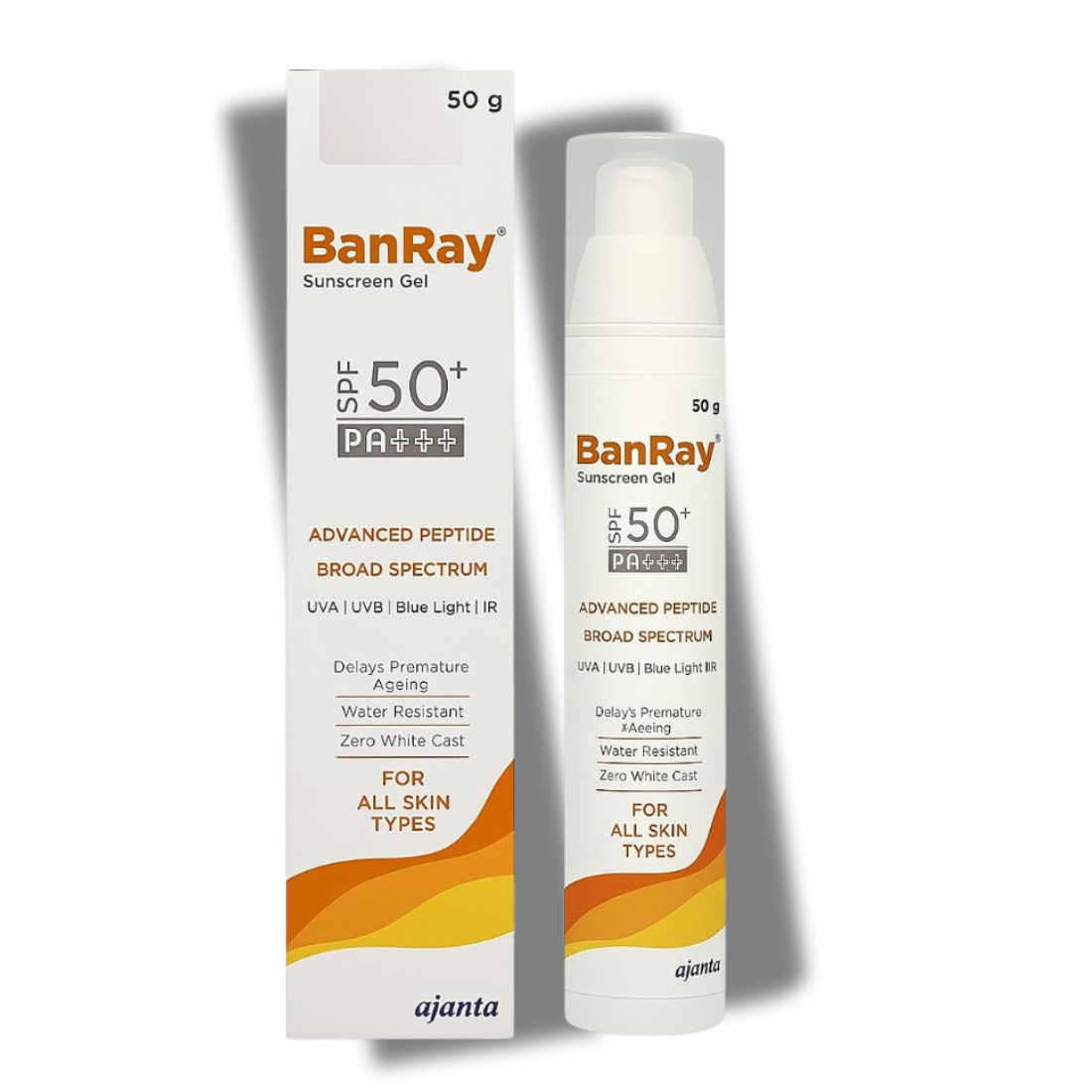 BanRay Sunscreen Gel SPF 50+ PA+++ 50G