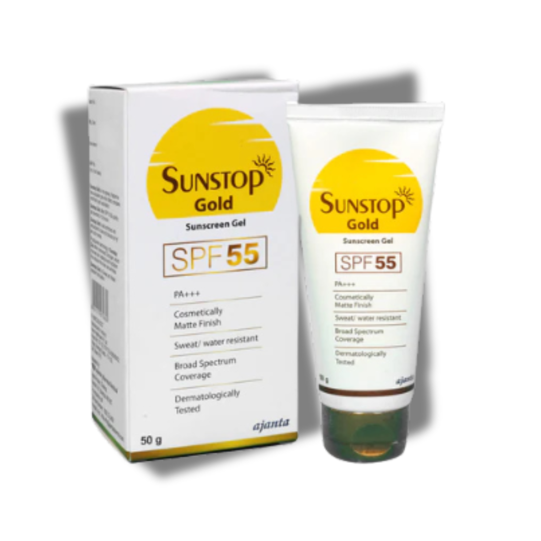 Sunstop Gold Sunscreen Gel SPF 55 PA+++ 50G