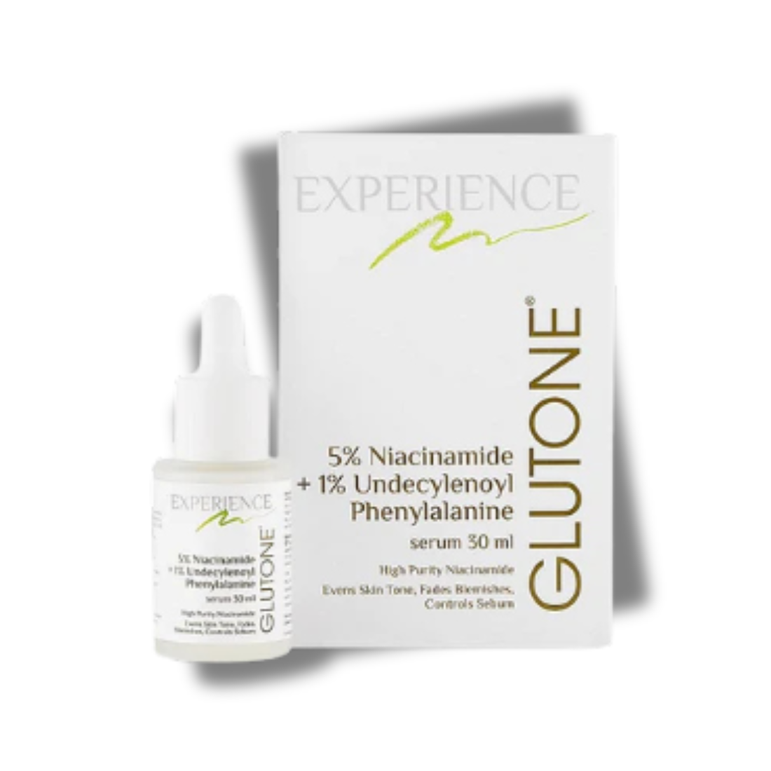 Glutone 5% Niacinamide +1 undecylenoyl phenylalanine Face Serum 30ml