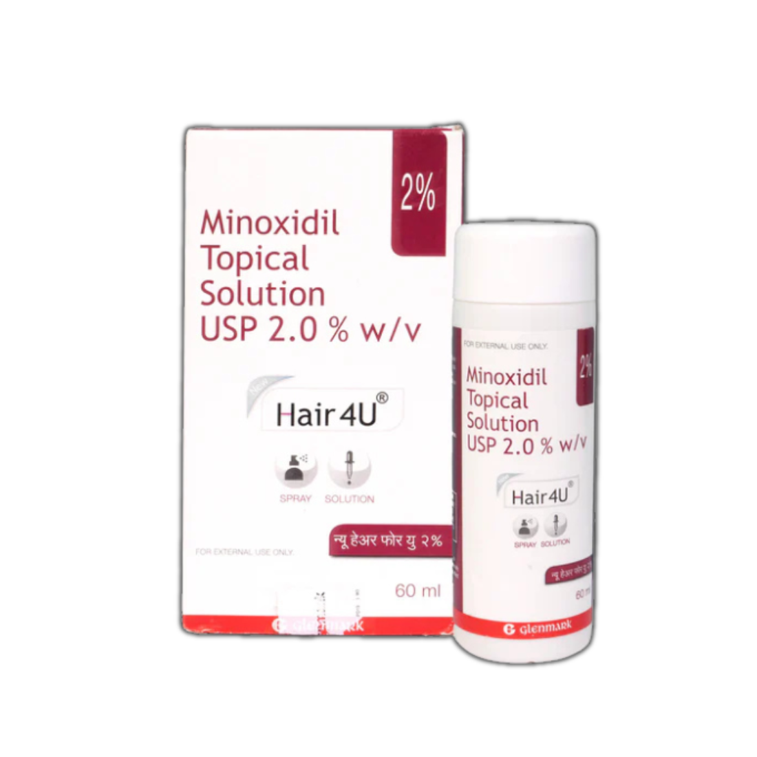 Hair 4u 2% Solution 60ml
