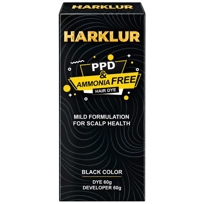 Harklur Black PPD & Ammonia Free Hair Dye