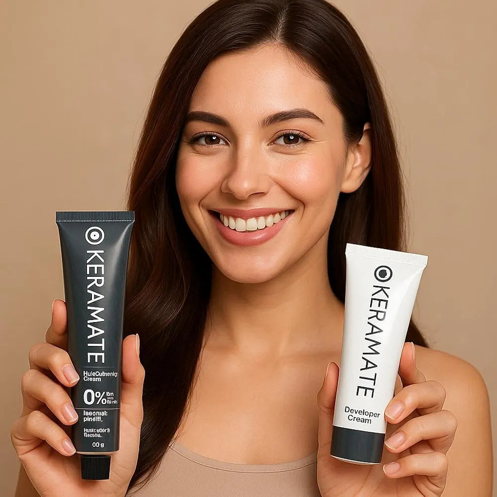Keramate Hair Colouring Cream Natural Black 120gm